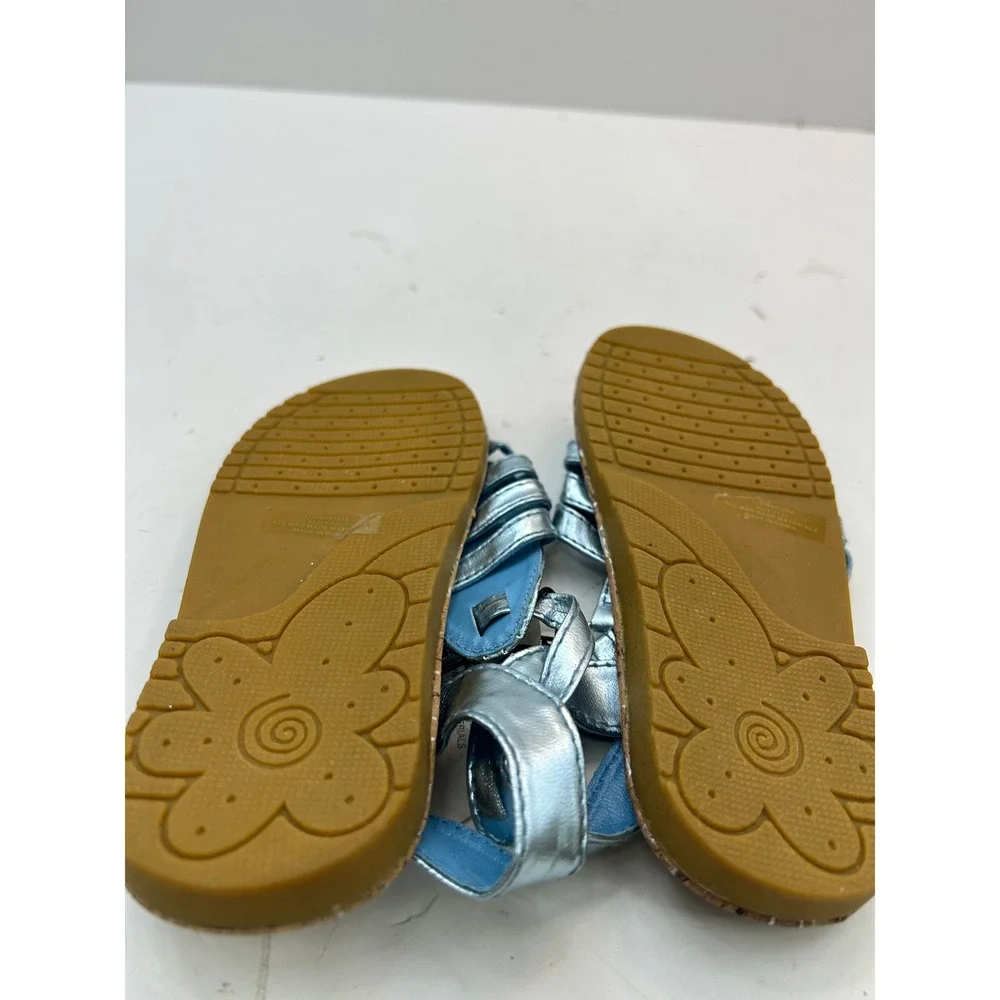 Gina Group Gladiator Sandals Toddler 11/12 Metallic Blue ZTT-7002/A